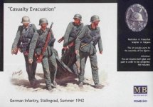 Master Box 3541 Casualty Evacuation, German Infantry Stalingrad  (1:35)