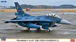 Hasegawa 02463 Mitsubishi F-2A/B 3SQ Veer Guardian 23 Limited Edition 1/72