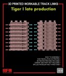 Rye Field Model 2030 TIGER I LATE PRODUTION 3D PRINTED WORKABLE TRACK 1/35