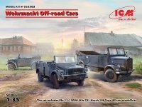 ICM DS3503 Wehrmacht Off-road Cars (Kfz.1, Horch 108 Typ 40, L1500A) 1/35