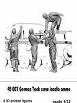 Glowel Miniatures 48007 German Tank crew loadin ammo 1/48