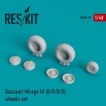 RESKIT RS48-0029 Mirage III (D/E/R/S) wheels set  1/48
