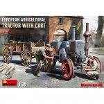 Mini Art 38055 European Agricultural Tractor With Cart 1/35