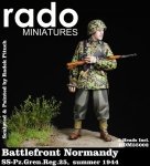 RADO Miniatures RDM35002 Battlefront Normandy SS Sturmmann (SS.Pz.Gren.Reg.25 summer 1944) two heads included 1/35