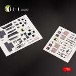 KELIK K48036 EA-18G GROWLER INTERIOR 3D DECALS FOR MENG KIT 1/48