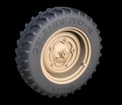 Panzer Art RE35-266 Schwimmwagen offroad wheels 1/35