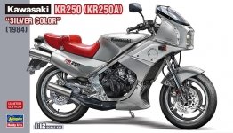 Hasegawa 21747 Kawasaki KR250 (KR250A) Silver Color (1984) 1/12