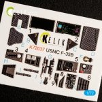 KELIK K72037 F-35B INTERIOR 3D DECALS FOR ACADEMY KIT 1/72