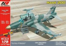 A&A Models 7229 Hawk 200 ZG201 - Light Multirole Fighter 1/72