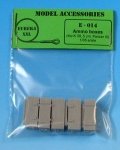 Eureka XXL E-014 Wooden Ammo Boxes for 5 cm Kw.K.39 1:35