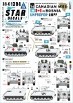 Star Decals 35-C1394 Canadian M113 in Bosnia. Balkan Peacekeepers # 14. M113A2, M113A2 ACAV, M577A1 and M113A2 TUA 1/35