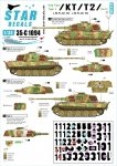 Star Decals 35-C1094 King Tiger / Tiger II 2 1/35