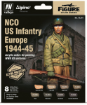 Vallejo 70244 Model Color 8x17ml- NCO US Infantry Europe 1944-45