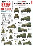 Star Decals 72-A1079 BA-10M and BA-20M. 1/72