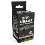 AK Interactive RCS113 WWII USAAF Aircraft Colors 4x17ml