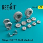 RESKIT RS32-0088 MiG-29 (9-12) UB wheels set 1/32