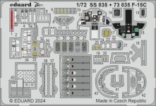 Eduard SS835 F-15C FINE MOLDS 1/72