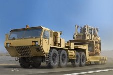 Trumpeter 01055 M983A2 HEMTT Tractor with M870A1 Semi-Trailer (1:35)