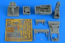 Aires 4895 F/A-18E Super Hornet cockpit set 1/48 Hobby Boss