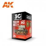 AK Interactive AK11665 3G WWII RUSSIAN STANDARD COLORS 3x17 ml
