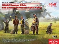 ICM 48088 USAAF Bomber Pilots and Ground Personnel (1944-1945) 1/48