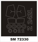 Montex SM72330 ZLIN 242L AZ MODEL 1/72