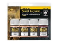 Vallejo 73194 Pigment Set Rust & Corrosion 4x35ml