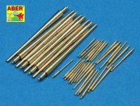 Aber 1:700L-31 Set of Barrels for Bismarck class battleships 380mm x 8; 150mm x 12; 105mm x 16 1/700