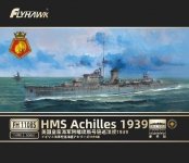 FlyHawk Model FH1108S Light Cruiser HMS Achilles 1939 Deluxe Edition 1/700