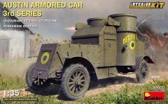 MiniArt 39005 AUSTIN ARMORED CAR 3rd SERIES: UKRAINIAN, POLISH, GEORGIAN, ROMANIAN SERVICE. INTERIOR KIT 1/35