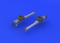 Eduard 632049 Lewis WW1 gun 1/32