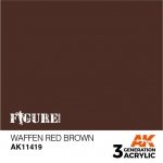 AK Interactive AK11419 Waffen Red Brown 17ml