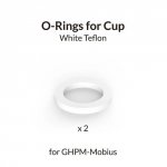 Gaahleri 42236 White Teflon O-Rings for Cup GHPM-Mobius