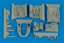 Aires 2150 A6M5 Zero Fighter cockpit set 1/32 TAMIYA