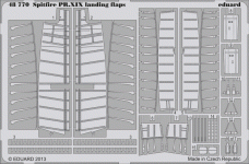 Eduard 48770 Spitfire PR. XIX landing flaps 1/48 Airfix