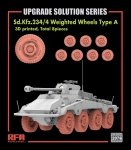 Rye Field Model 2076 Sd.Kfz.234/4 Weighted wheels Type A 1/35