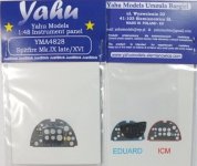 Yahu YMA4828 Spitfire Mk.IX late / XVI (Eduard / ICM) 1:48