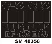 Montex SM48358 Bf 109E-1/3 EDUARD
