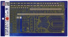 Hasegawa QG27 (72127) IJN Aircraft Carrier Akagi Detail Up Etching Parts Basic B 1/350