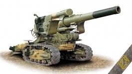 ACE 72599 B-4 203mm Stalin's Sledgehammer 1/72