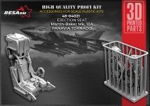 RESArm 48-04021 Martin-Baker Mk.10A Panavia Tornado Ejection seat (3D resin printing) 1/48