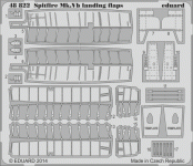 Eduard 48822 Spitfire Mk. V landing flaps  AIRFIX 1/48