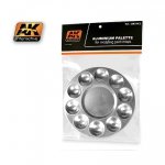 AK Interactive AK613 Aluminium Paint Palette 10 Wells 