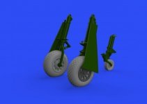 Eduard 648511 P-51D wheels diamond tread 2 1/48 EDUARD
