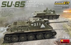 MiniArt 35204 SU-85 SOVIET SELF-PROPELLED GUN MOD.1944 EARLY PRODUCTION. INTERIOR KIT (1:35)
