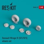 RESKIT RS48-0029 Mirage III (D/E/R/S) wheels set  1/48