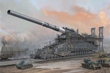 Hobby Boss 82911 German 80cm K(E) Railway Gun Dora (1:72)