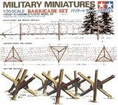 Tamiya 35027 Barricade Set (1:35)