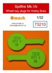 Omask 73210 Spitfire Mk.Vb wheel bay plugs (for Hobby Boss) 1/32