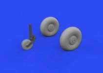 Eduard 648755 Beaufighter Mk. X wheels TAMIYA 1/48